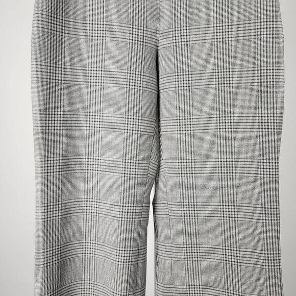 Wilfred Plaid High Waist Wide Leg Crop Pants Size 2 - Picture 4 of 11